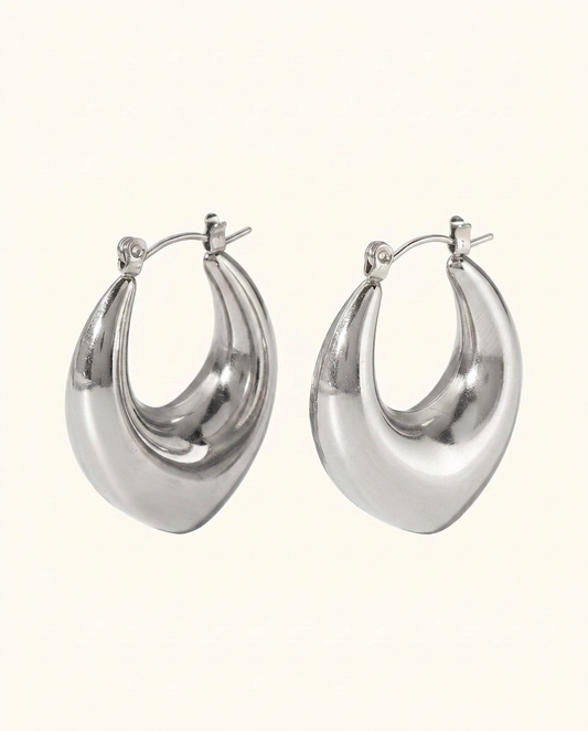 Ophelia Sculpted Earrings - Gold