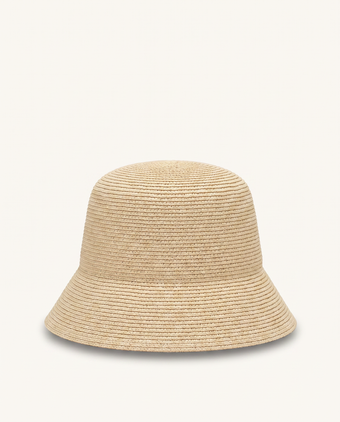 Ribbon Woven Boater Hat