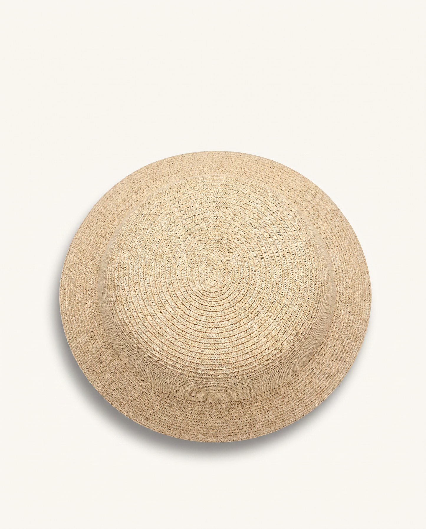 Ribbon Woven Boater Hat