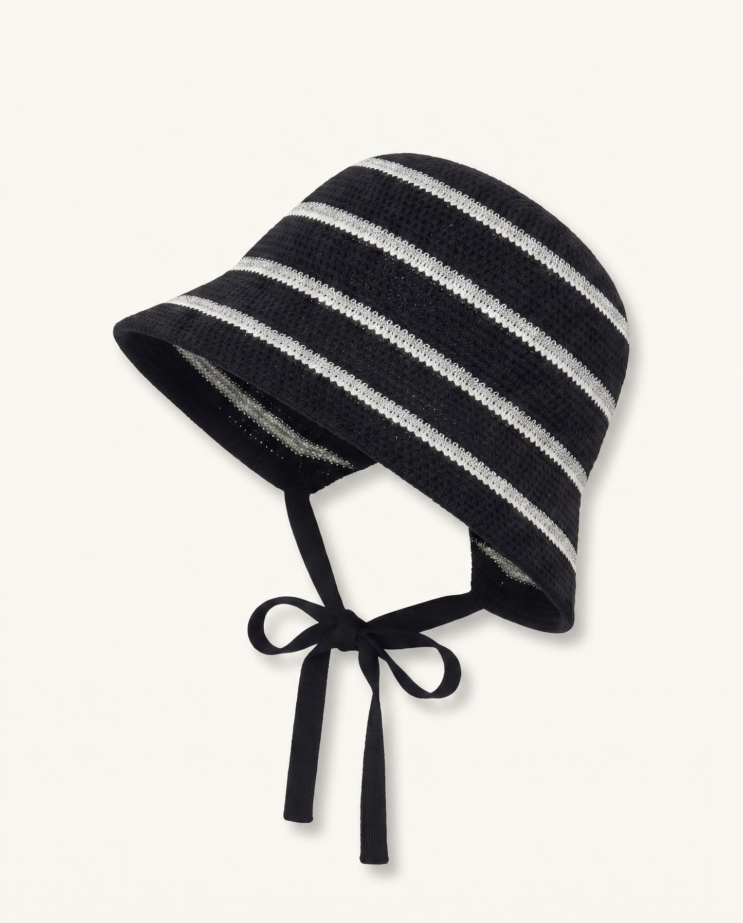Woven Stripe Bucket Hat