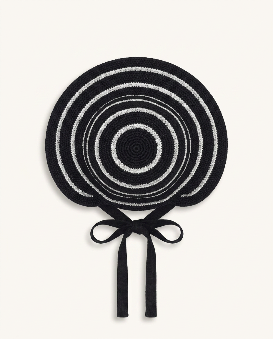 Woven Stripe Bucket Hat
