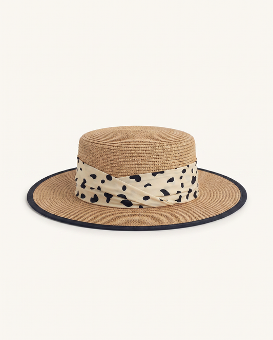 Woven Summer Fedora Hat